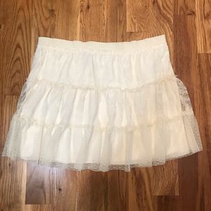 Lace American Eagle Skirt